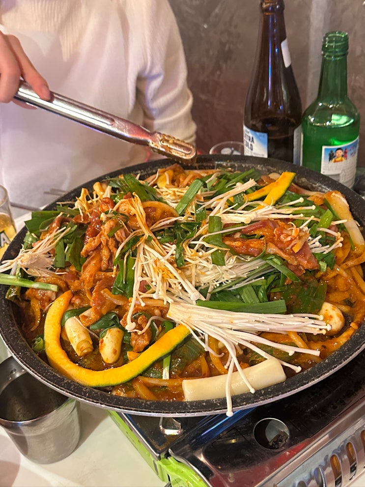  서면노상술집 전포술집 '오성가든' 오리주물럭을 포장마차감성으로!