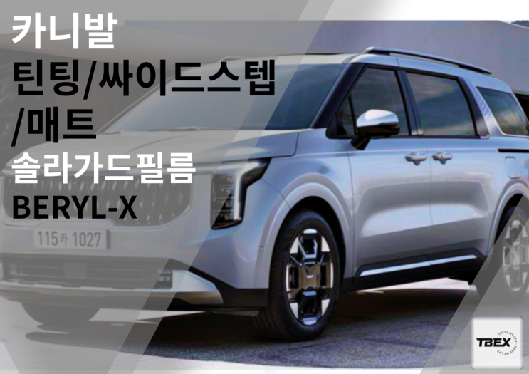  [평택] 티벡스 평택비전점 카니발 / 썬팅/ 싸이드스텝 장착/ 매트장착/ 신차는 이곳에서!