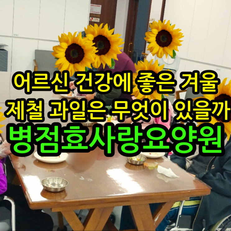  병점요양원 어르신 건강에 좋은 겨울 제철 과일은 무엇이 있을까