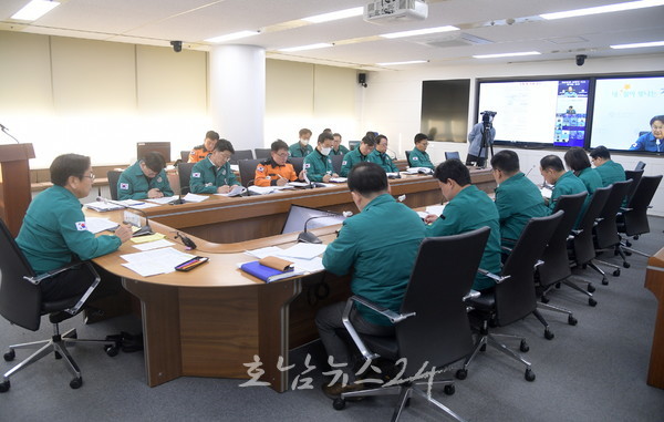  광주지역 7일 새벽부터 10일까지 최고 20 이상의 눈 예상…광주시 대설 대응 총력