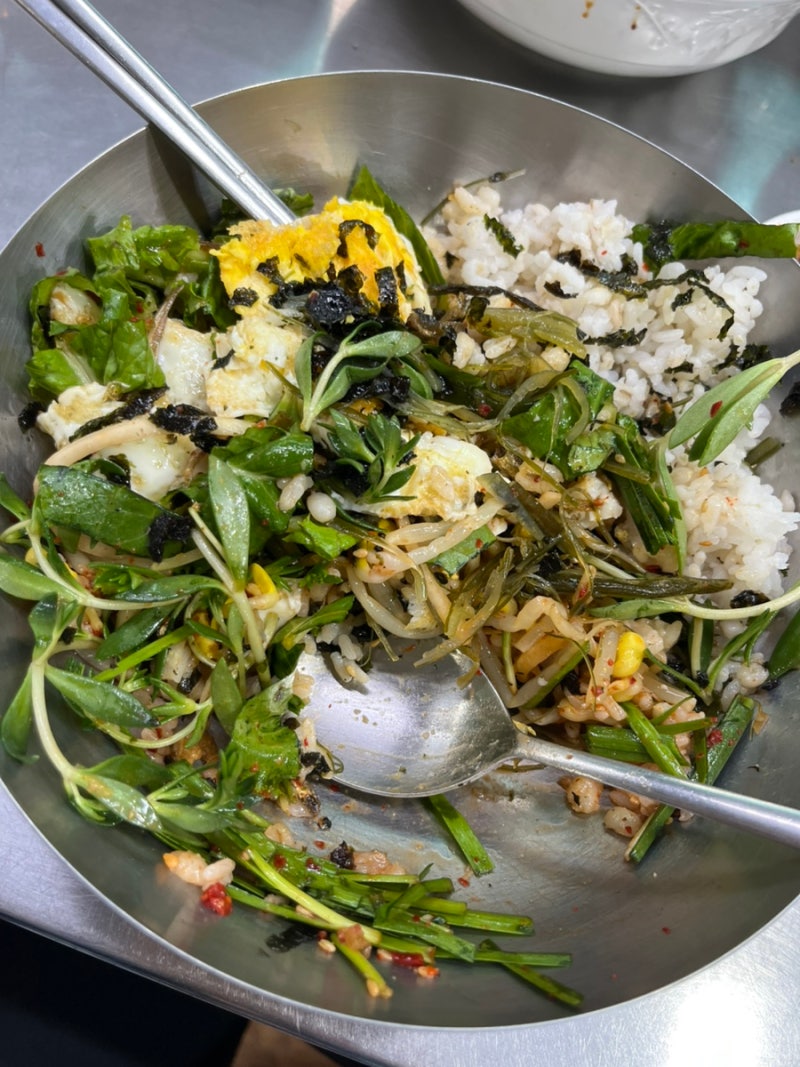 대구 칠성시장 맛집 한식뷔페 준이보리밥 5000원