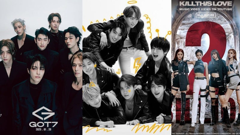 2025년 '화려한 귀환' 아이돌 5팀 여자친구, 갓세븐, 인피니트, 블랙핑크, 방탄소년단 컴백 일....
