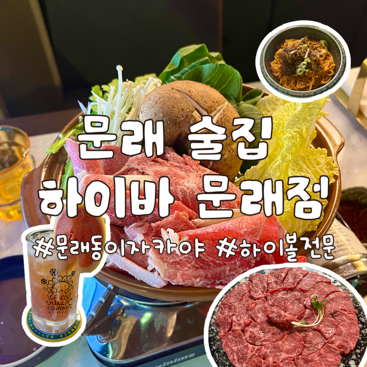  문래동 이자카야 추천 문래 술집 하이바 후기