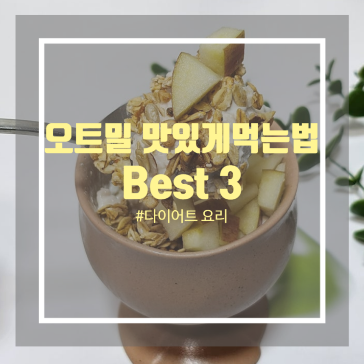 귀리오트밀먹는법 베스트3 귀리오트밀먹는법 베스트3