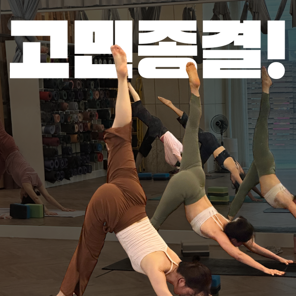  목동 요가 등록을 고민 중이시라면 이 글로써 종지부 찍습니다.