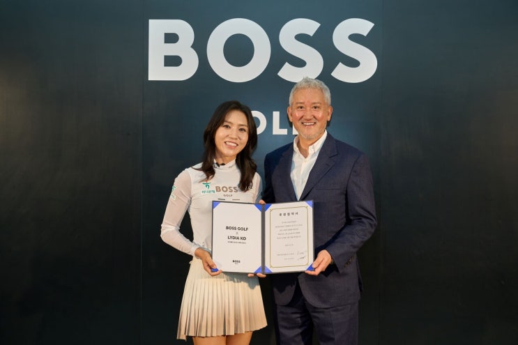 <b>보스골프</b>, <b>리디아 고</b>와 의류 후원 계약