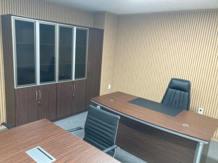  Executive Office _ 중역용 책상 _ 장식장 _ Ebony