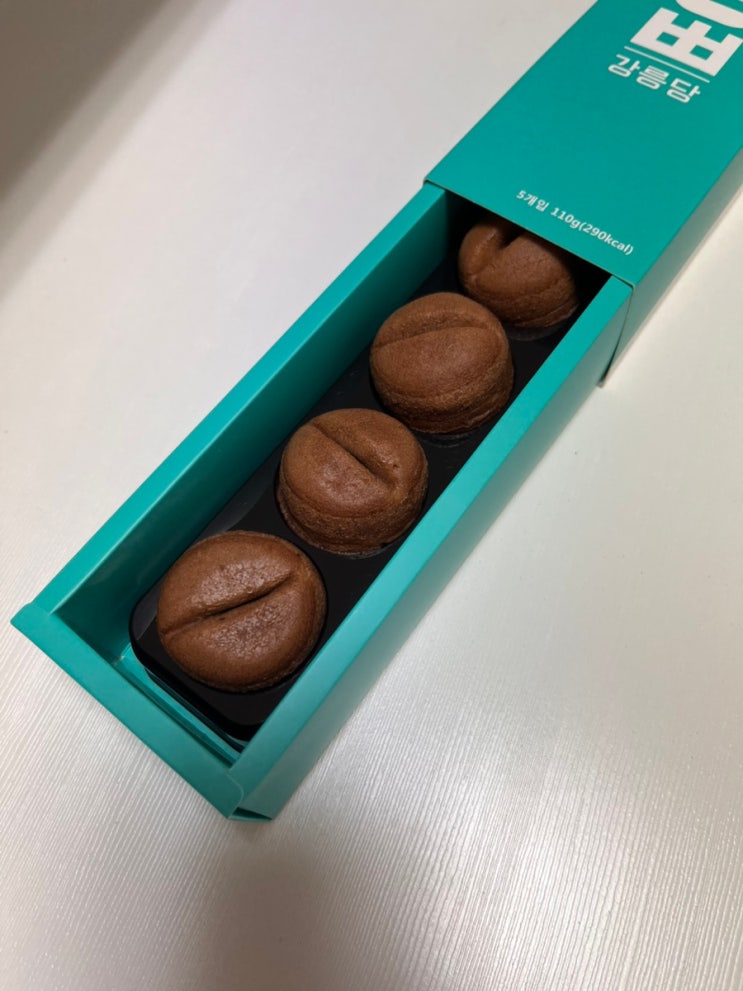  [강릉 디저트] 강릉커피콩빵 5구 강릉당 중앙시장점