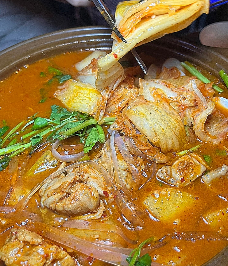  [강남 부엉이산장강남지오다노점] 강남역맛집 묵도리탕 감자채전 꿀맛