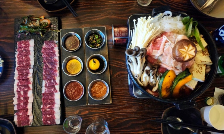  대전 둔산동 이자카야 술집 스이산유우 생차돌 사시미