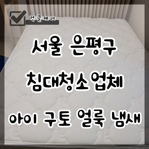  침대청소업체 아이 구토 얼룩 냄새 묵은때 제거 은평구