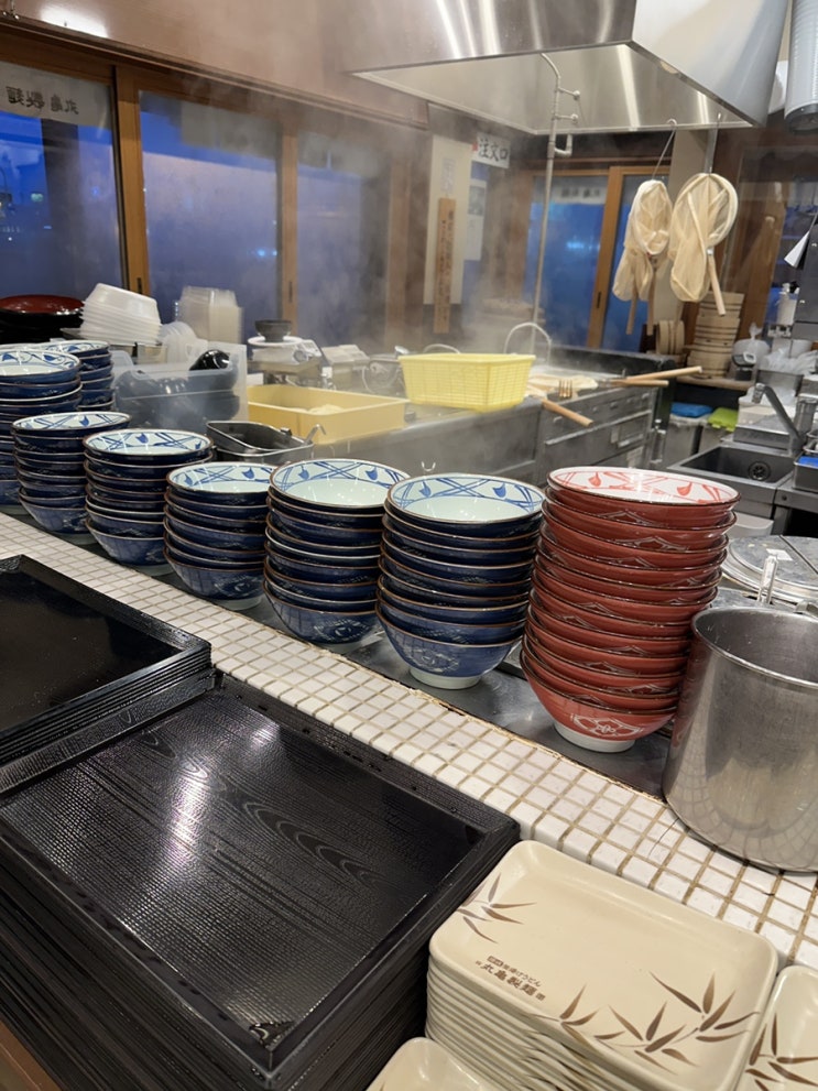  일본소도시여행 니가타현 나가오카시 우동맛집 마루가메제면