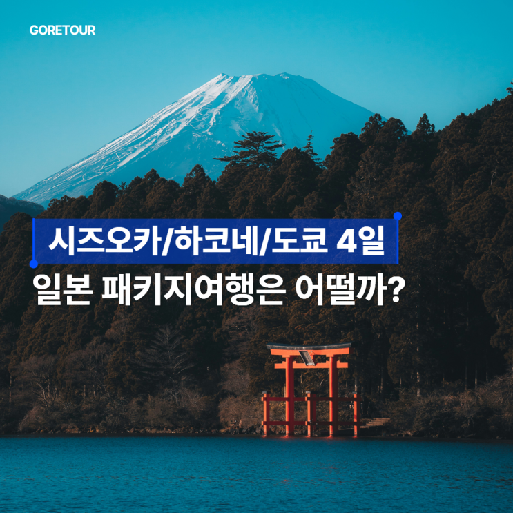  일본패키지ㅣ시즈오카/하코네/도쿄 3박 4일ㅣ여행 일정 및 경비 총정리