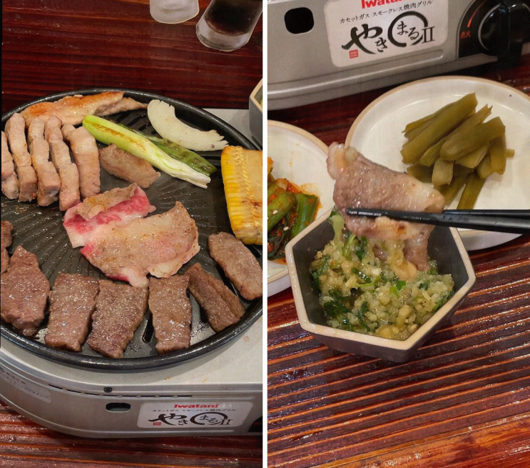  판교 맛집, 연기가 없는 편안한 야끼니꾸오에서의 축하 저녁