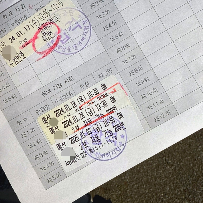 운전면허 기능시험 독학 후기(예산면허시험장, 고수의 운전면허)