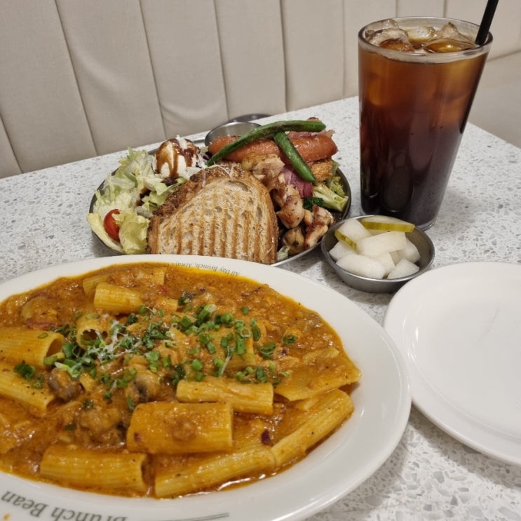  부천 브런치 맛집 브런치빈 플래터, 라구토니, 크림뵈르 파스타