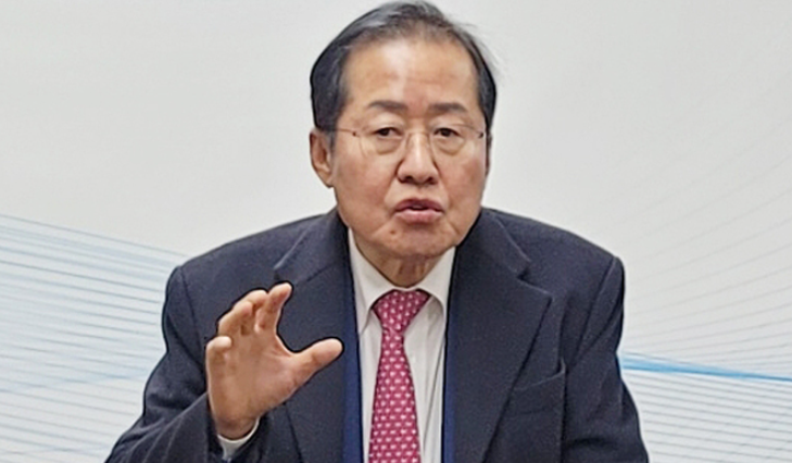 <b>홍준표</b> “이재명, 내란 획책 주도… <b>좌파 집단광기</b> 극에 달해”
