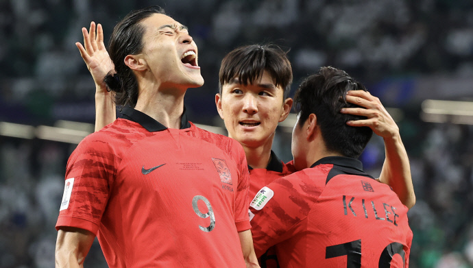 '조규성 동점골·<b>조현우 선방쇼</b>' 한국, 승부차기 끝 사우디 꺾고... 