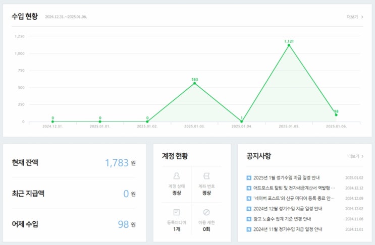 네이버 애드포스트 광고설정 본문이 너무 안 보인다.