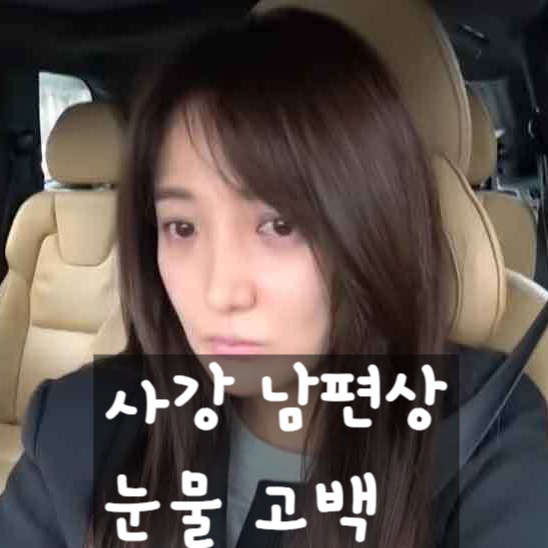  사강 남편상 원인 말 못한 이유 있었다 인스타 눈물 고백