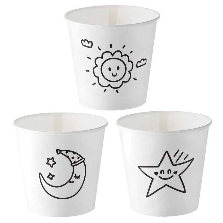  탐사 해달별 종이컵 178ml, 1000개