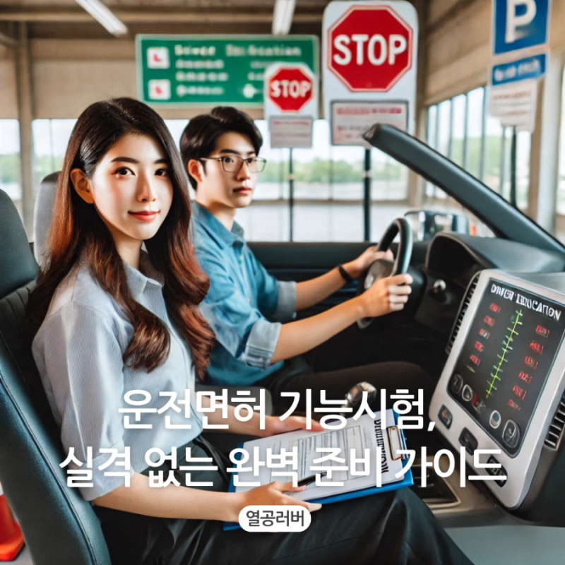 운전면허 기능시험 접수방법 실격요인 합격팁