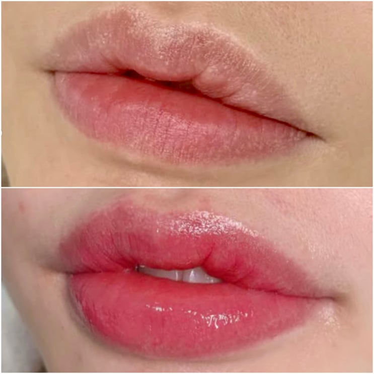  자연 입술 문신 반영구 성공적인 교정 방법
