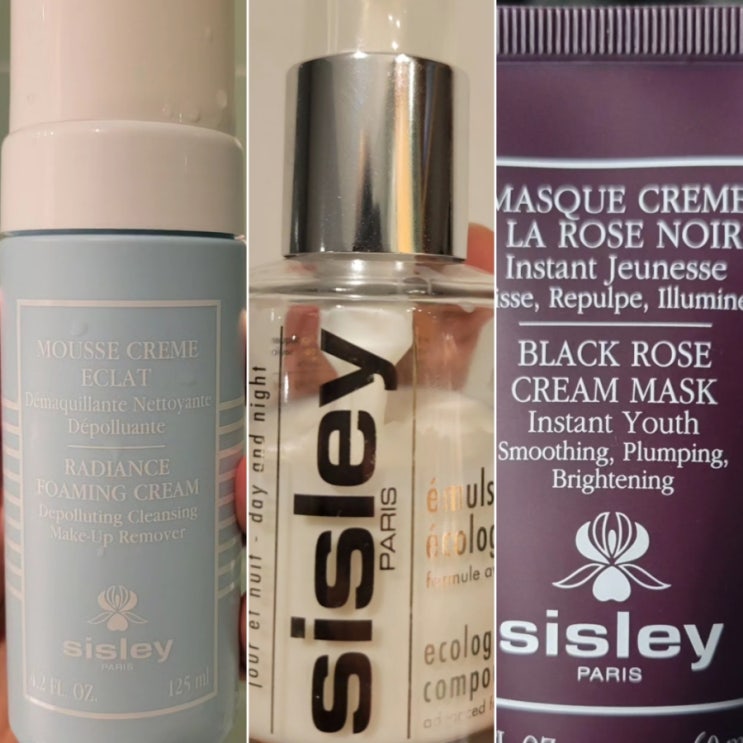  시슬리 Sisley Paris - 래디언스 포밍 크림 / 에뮐씨옹 에꼴로지끄 어드밴스드 포뮬라 / 블랙로즈 크림 마스크