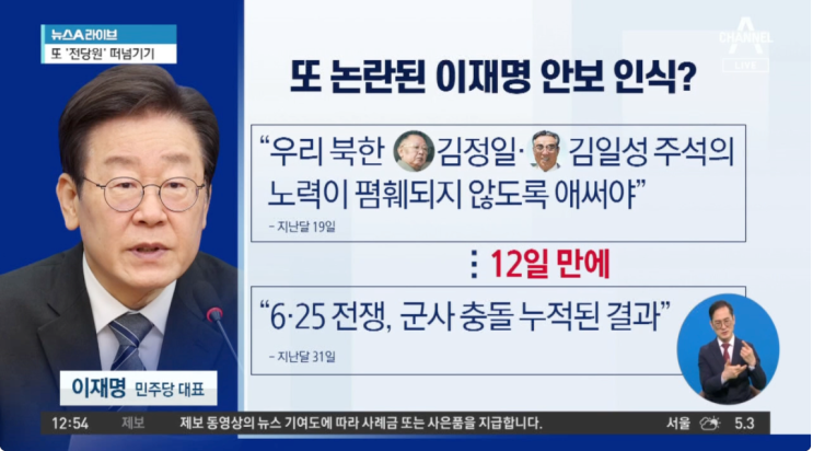 <b>이재명</b>의 6.25 전쟁 발언, <b>역사 왜곡</b>?