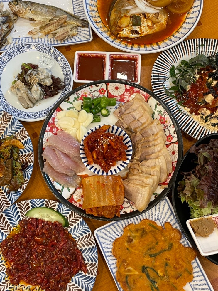 광주 상무지구 한식 저녁 맛집 푸짐한 밥집 미식가이모카세