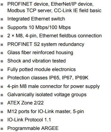  [TURCK] TURCK 사의 TBEN Ethernet용 컴팩트 멀티프로토콜 I/O 모듈