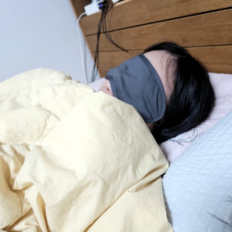  통기성 좋은 수험생 꿀잠 코 편한 암막 수면 안대 디플리즘 솜니아1 추천