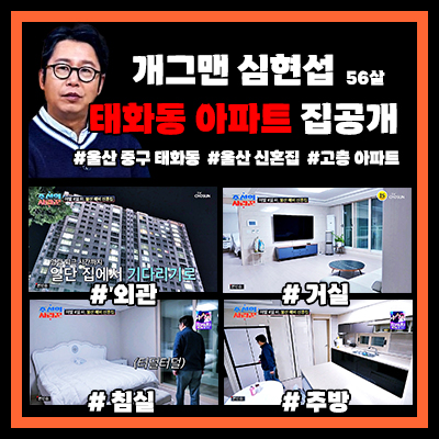 울산 중구 태화동 고층 아파트 집<b>공개</b> (<b>심현섭</b> 영림 신혼집)