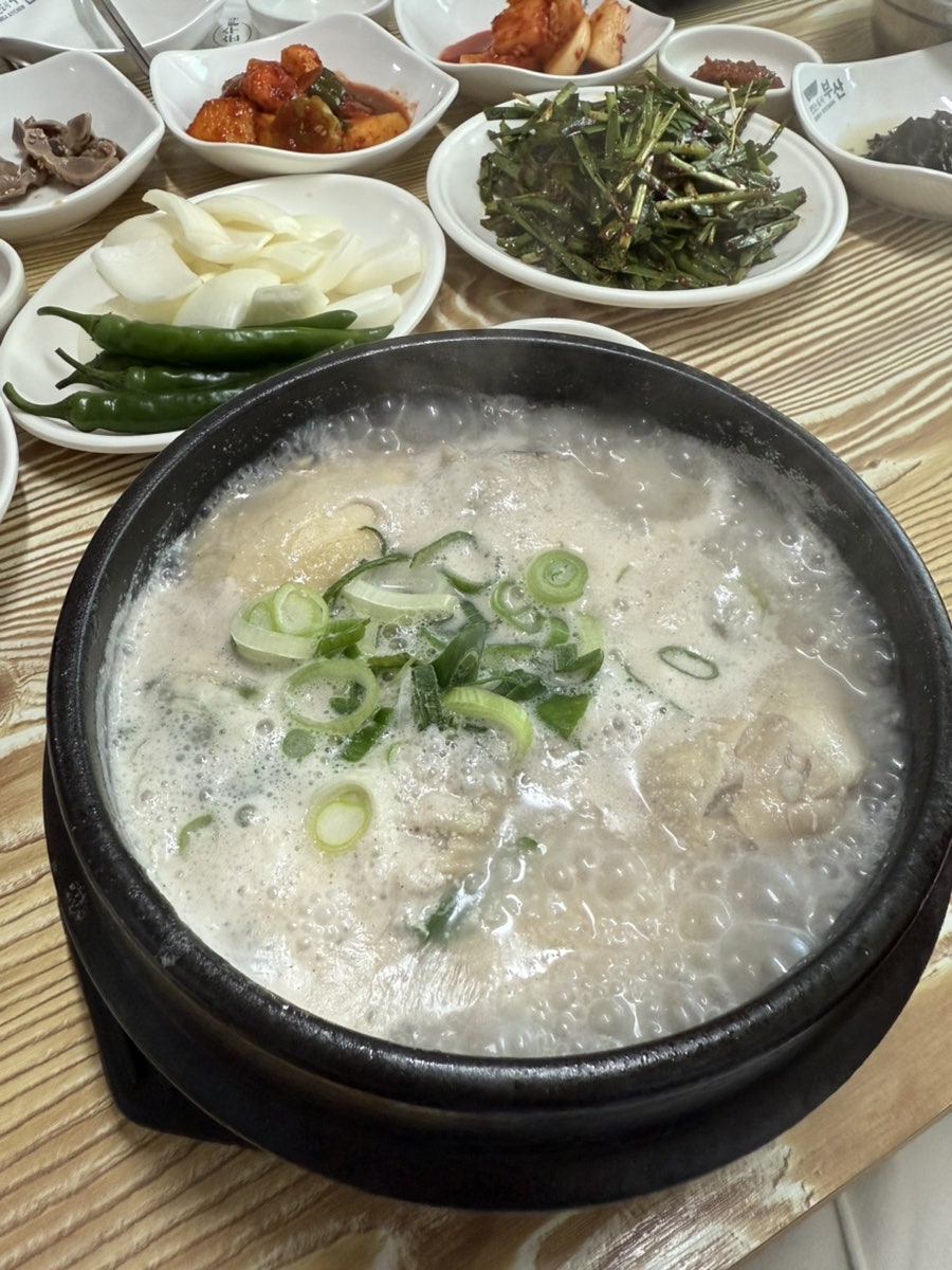 해송전복삼계탕 사진 1