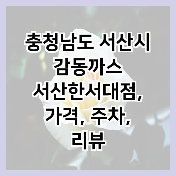 감동까스 서산한서대점 사진 1