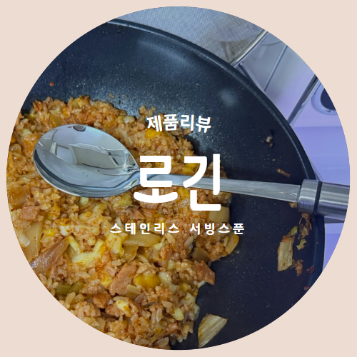  스텐인리스 조리도구 서빙스푼 키친툴 "로긴" 제품리뷰