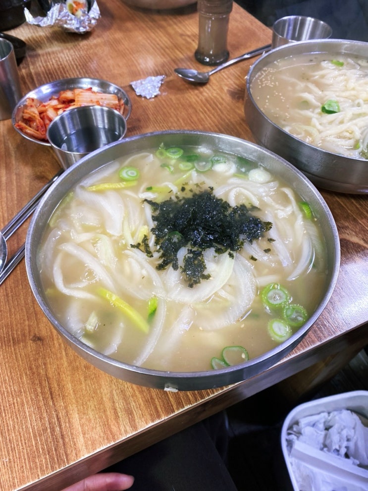 광명: <광명홍두깨칼국수, 막걸리빵> 광명전통시장 맛집 방문 후기
