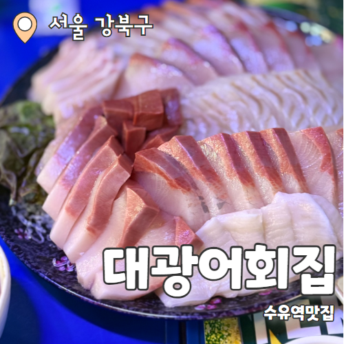  대광어회집 : 첫번째로 입장하는 꿀팁 수유역 방어맛집 내돈내산 후기