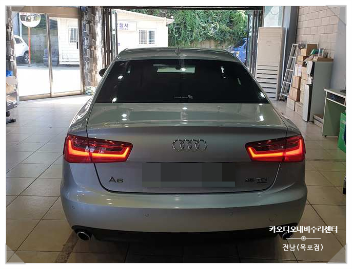  아우디 A6 전남 목포 ACC 화상카메라 모듈 고장으로 인하여 계기판 문구에 ACC와 audi braking guard 사용불가 문구 수리완료