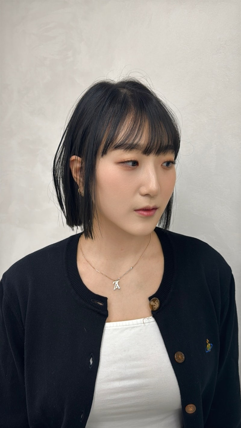 아무도 없는 숲속에서 고민시 단발 태슬컷