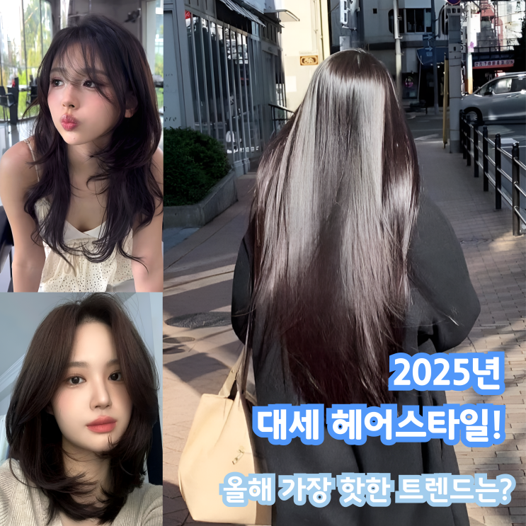  2025년 대세 헤어스타일! 올해 가장 핫한 트렌드는?
