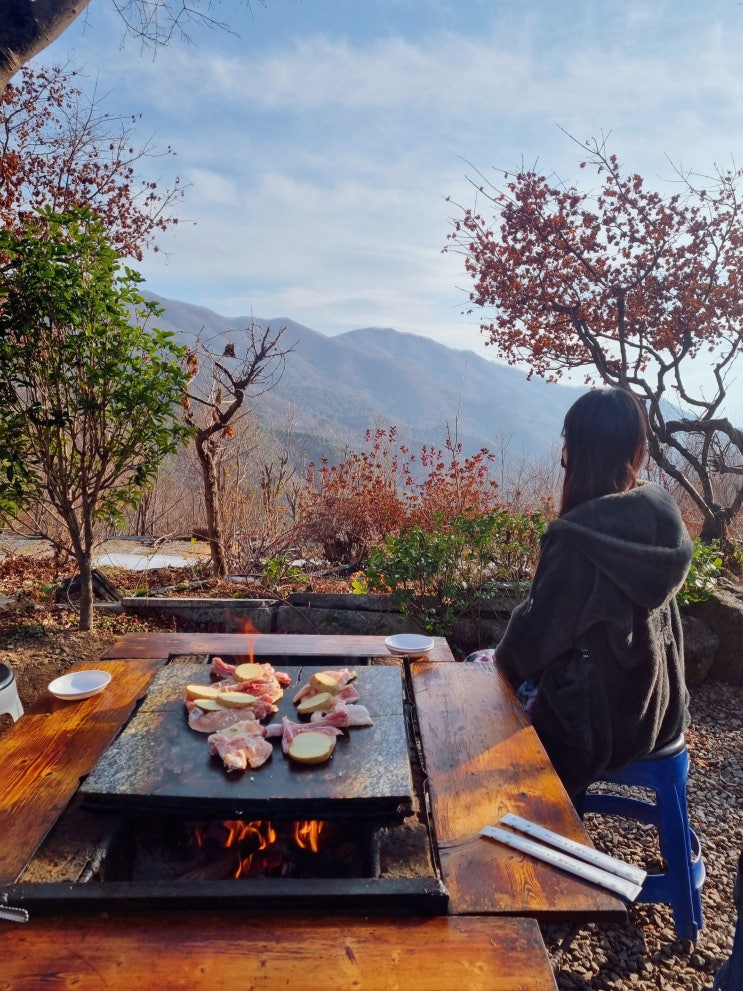  구례 닭구이 맛집 구례 풀꽃농원 지리산 가볼만한곳