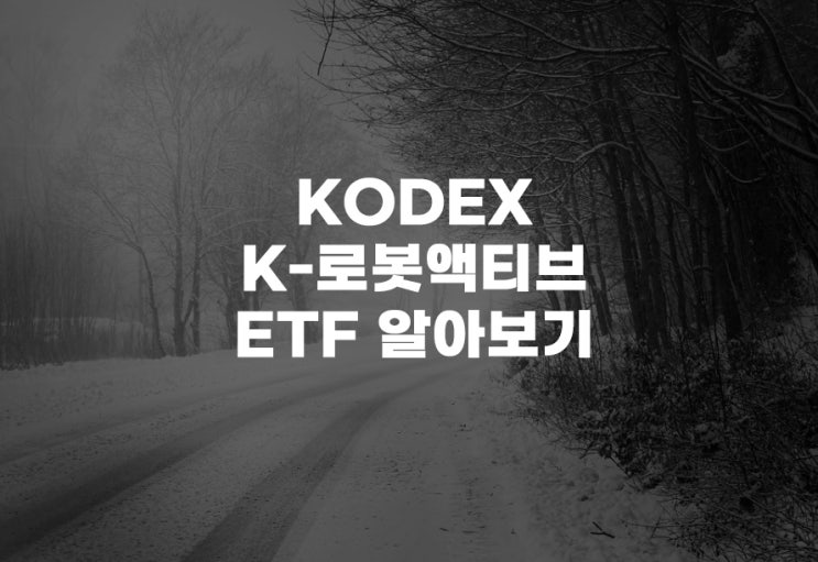  KODEX K-로봇액티브 ETF[445290] 분석 주식 주가 분배금 레인보우로보틱스 아크마인드