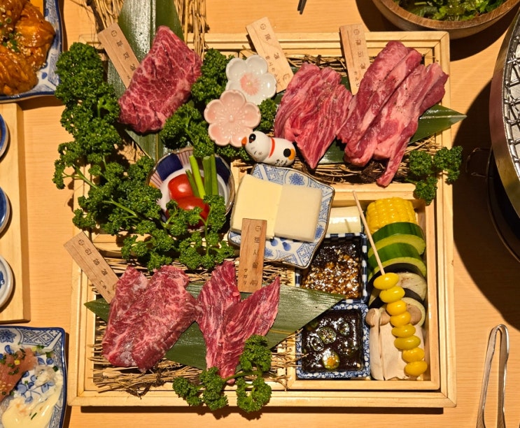  대구 수성구 야끼니꾸 들안길 맛집에서 데이트 칠복료칸