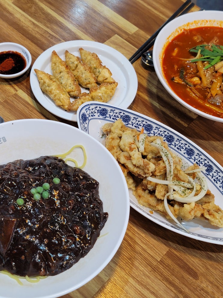  목포 평화광장점심 짬뽕관 자장면 탕수육 중국집