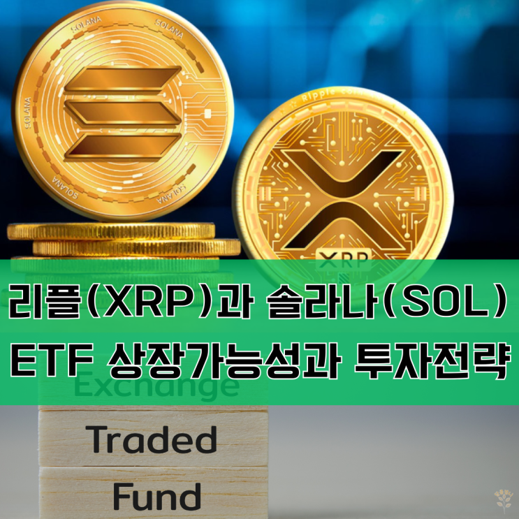 리플과 <b>솔라나</b>의 <b>ETF 상장</b>가능성과 투자전략 알아보자