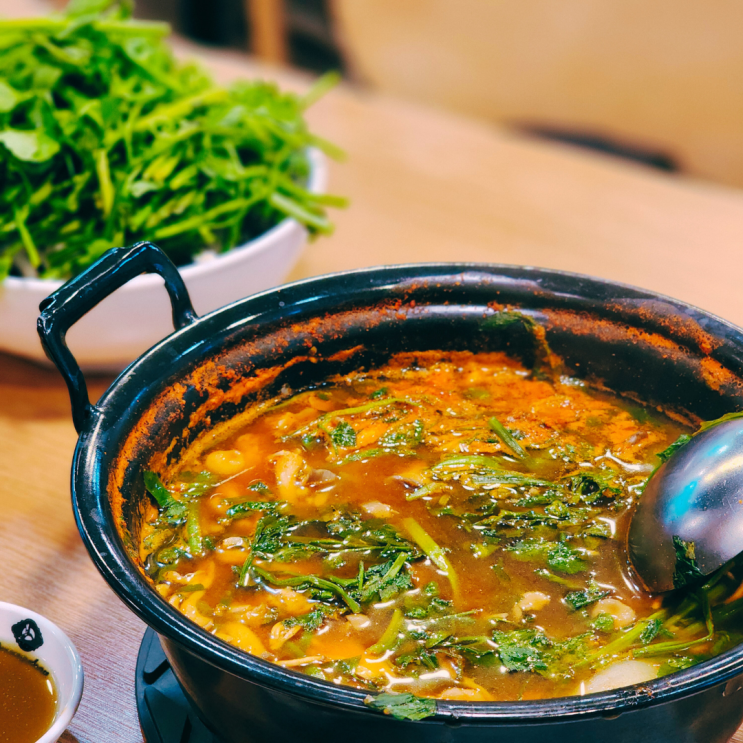  신촌 등촌샤브칼국수 가성비 좋은 연세대 맛집