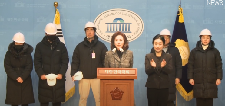 <b>백골단</b> 부활 주장 "국힘, <b>김민전 제명</b>하라"