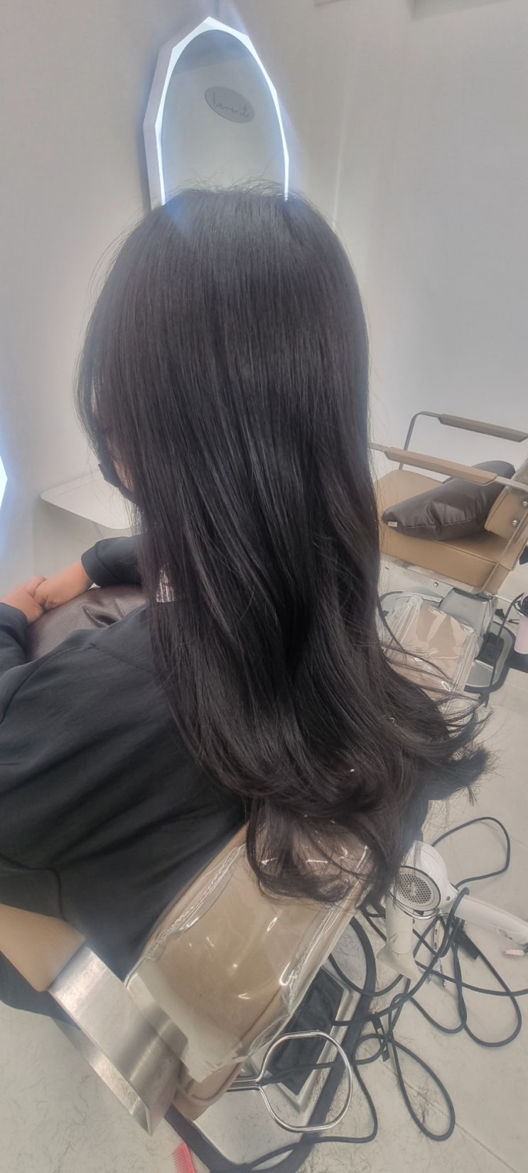  부산 북구 덕천동미용실 해빗에서 블랙새치염색했어요