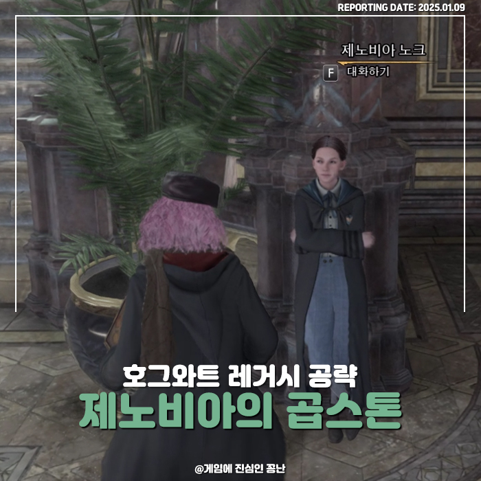  [스팀] 호그와트 레거시 서브 퀘스트 공략: 제노비아의 곱스톤